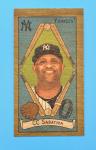 2025 Topps T205 CC Sabathia Yankees Wood Card