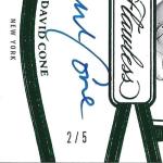 David Cone 2024 Panini Flawless Autograph 2/5