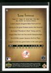 2002 SP Legendary Cuts Tony Lazzeri Card