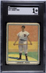 1941 Playball Jimmie Foxx #13 Baseball Card