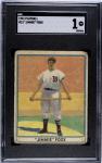 1941 Playball Jimmie Foxx #13 Baseball Card