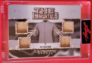 Pie Traynor Game Used Bat Card #2/4