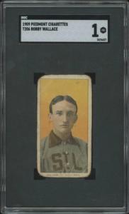 1909 T206 Bobby Wallace HOF Baseball Card