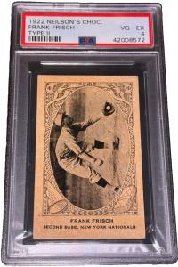 1922 Frank Frisch New York Giants Sports Card