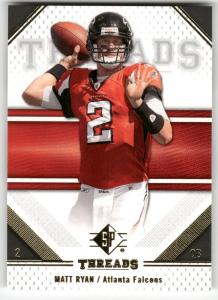 2009 SP Threads Matt Ryan Atlanta Falcons Card