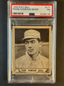 1940 Play Ball Frank Baker #177 Baseball Card