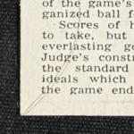 Kenesaw M Landis 1950 Callahan Baseball Card