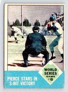 1963 Topps #147 Billy Pierce Baseball Card