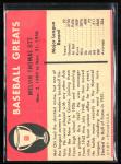 1961 Fleer Mel Ott Baseball Card #68