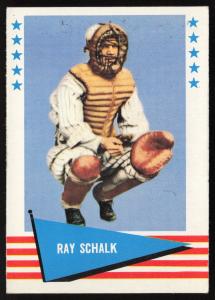 1961 Fleer Ray Schalk Baseball Card #136