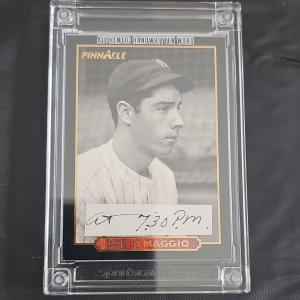 2025 Pinnacle Joe DiMaggio Authentic Handwritten Card