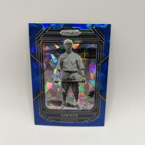 2023 Panini Prizm Blue Ice Sam Rice Card
