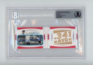 Edd Roush 2018 National Treasures Cut Signature Auto