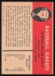 1961 Fleer Ray Schalk Baseball Card #136