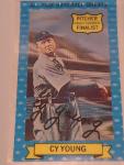 1972 Xographs Cy Young Cleveland Indians Card