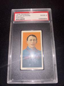 1909 T206 Miller Huggins Portrait Card - PSA 2