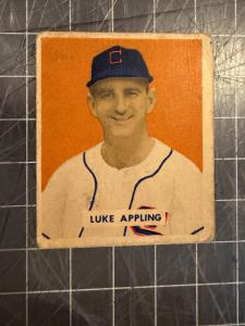1949 Bowman Luke Appling Chicago White Sox Card