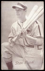 Stan Musial 1947-66 Exhibits Card - Cardinals