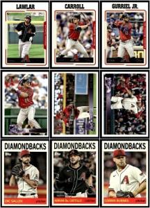 2025 Topps Archives Arizona Diamondbacks Team Set