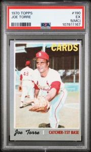 1970 Topps Joe Torre #190 PSA 5 Card