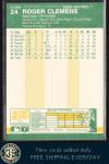 Roger Clemens 1987 Fleer Star Stickers #24