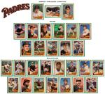Topps San Diego Padres Baseball Card Team Sets