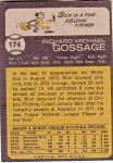 1973 Topps Rich "Goose" Gossage Rookie Card