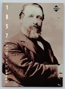 1994 Upper Deck Baseball Henry Chadwick Card