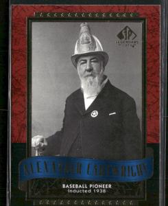 2003 SP Legendary Cuts #5 Alexander Cartwright Card