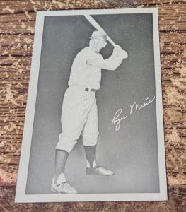 1962 Roger Maris Yankees Play-Rite Baseball Card