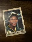 1983 Fleer Rickey Henderson Card #519