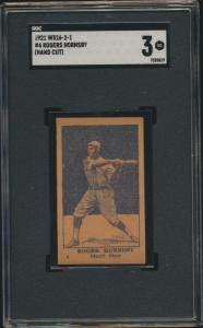 1921 Rogers Hornsby #4 SGC 3 Sports Card