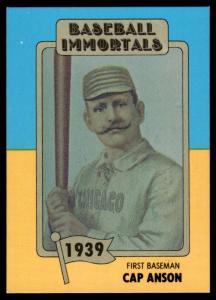 1980 Baseball Hall of Fame Immortals - Choose Card