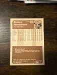 1983 Fleer Rickey Henderson Card #519