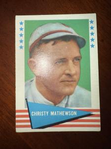 1961 Fleer Christy Mathewson Baseball Card #59