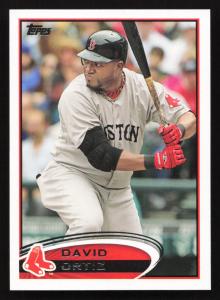 2012 Topps #506 David Ortiz Boston Red Sox