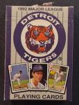 1992 Detroit Tigers MLB Playing Cards - Sealed Deck