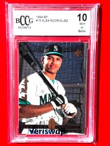 1994 SP Foil Alex Rodriguez Rookie Card Gem Mint