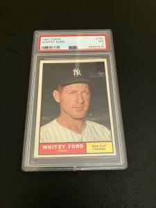 1961 Topps Whitey Ford Baseball Card PSA 7