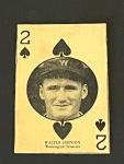 1927 W560 Walter Johnson Sports Card - HOF