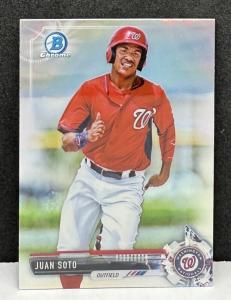 Juan Soto 2017 Bowman Chrome Mini Refractor Card