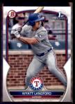 2023 Wyatt Langford Texas Rangers Bowman Draft 5 Cards