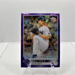 Gerrit Cole 2022 Topps Chrome Purple Refractor Card