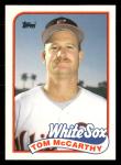 1989 Topps Traded Tom McCarthy Card #75T