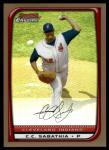 2008 Bowman Chrome Gold Refractor CC Sabathia #24