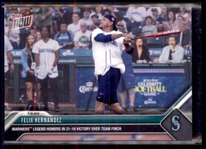 2023 Topps Now Felix Hernandez Mariners Card