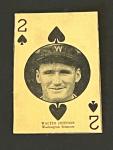 1927 W560 Walter Johnson Sports Card - HOF
