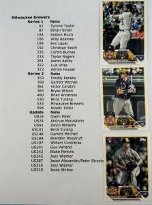 2023 Topps Team Sets - Choose Your Team!