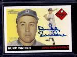 2004 Topps Heritage Duke Snider Autograph Card