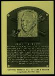 Jesse Burkett Hall of Fame Metallic Card
